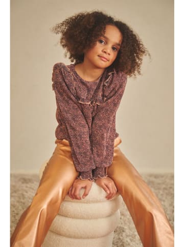 No-No Bluse "Tisja" in Braun/ Schwarz