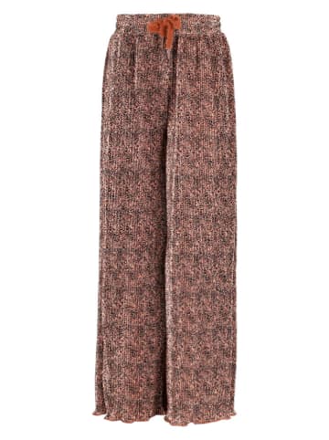 No-No Spodnie "Sun" w kolorze brązowo-czarnym
