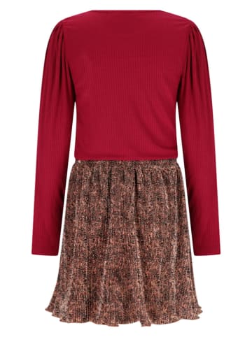 No-No Jurk "Morly" donkerrood/bruin