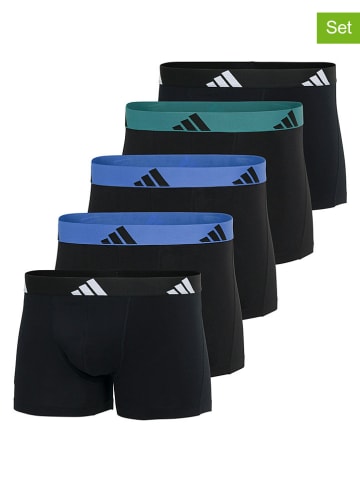 adidas 5er-Set: Boxershorts in Schwarz