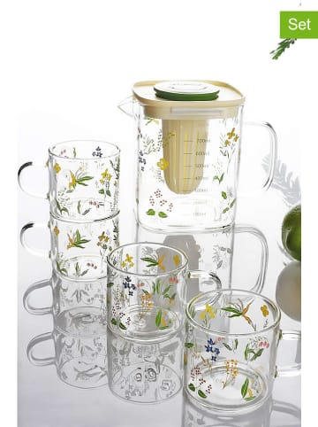 Hermia 6-częściowy zestaw w kolorze żółtym