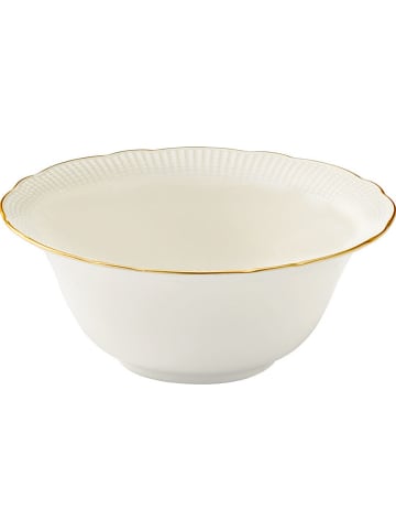 Hermia 24-delig combiservies wit/goudkleurig