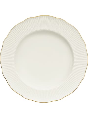 Hermia 24tlg. Kombiservice in Weiß/ Gold