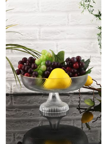 Hermia Fruitschaal transparant/goudkleurig - (H)13 x Ø 24 cm