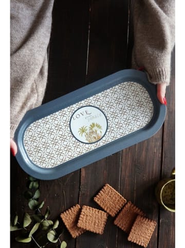 Hermia Dienblad blauw - (L)16 x (B)35 cm