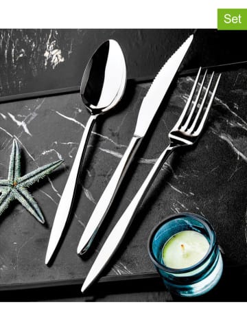 Hermia 36-delige bestekset zilverkleurig