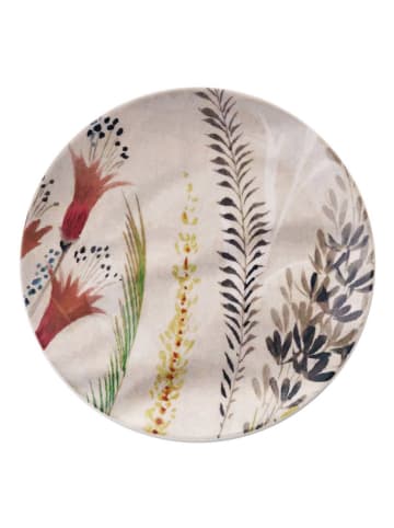 Hermia 6-delige set: dessertborden wit/paars/rood - Ø 19,3 cm