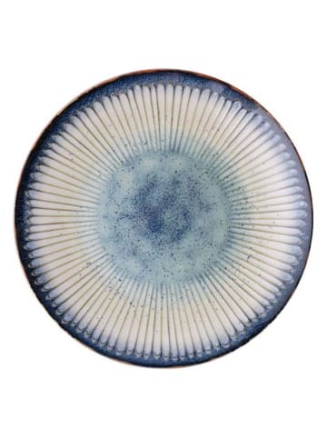 Hermia 24tlg. Kombiservice in Beige/ Blau