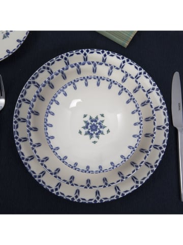 Violeta Home 24-delig combiservies wit/blauw