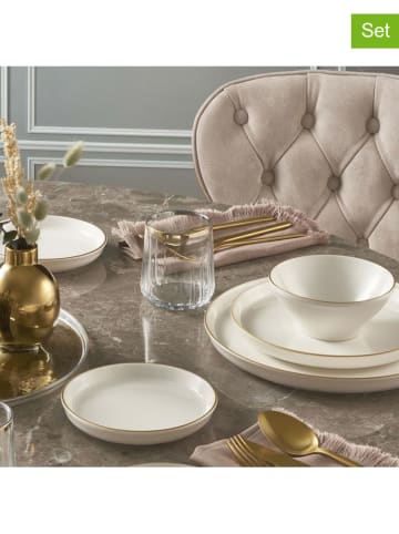 Hermia 16-delig combiservies crème