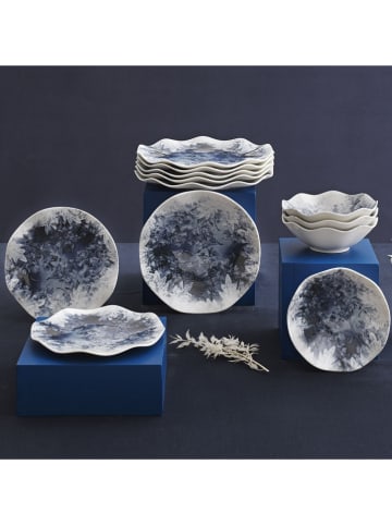 Hermia 24-delig combiservies blauw