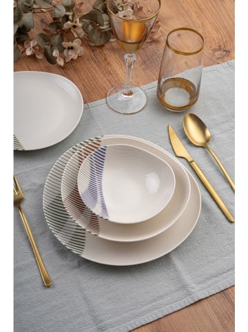 Colourful Cotton 24-delig combiservies wit/meerkleurig