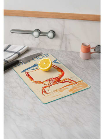 Hermia Snijplank beige/oranje - (L)30 x (B)20 cm