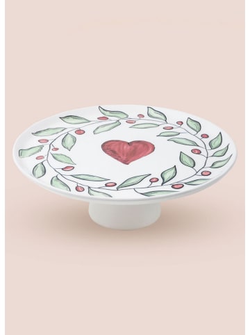 Hermia Etagère wit/rood/groen - Ø 30 cm