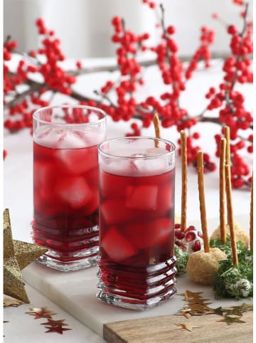 Hermia 6er-Set: Gläser in Transparent - 335 ml