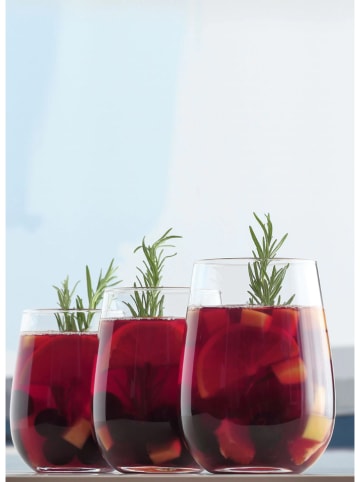 Hermia 6-delige set: glazen transparant - 475 ml