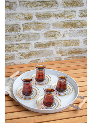 Hermia 2-delige set: dienbladen wit