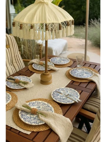 Hermia 24tlg. Kombiservice in Weiß/ Blau