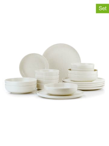 Hermia 18-delig combiservies crème
