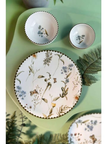 Hermia 14-delig ontbijtservies wit/groen