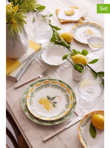 Hermia 24-częściowy zestaw w kolorze biało-zielono-żółtym