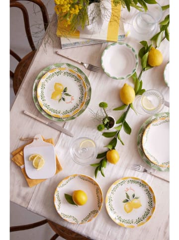 Hermia 24-częściowy zestaw w kolorze biało-zielono-żółtym