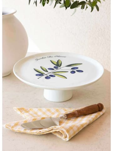 Hermia Etagère wit/groen/blauw - Ø 30 cm