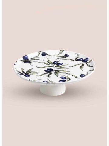 Hermia Etagère wit/blauw/groen - Ø 30 cm