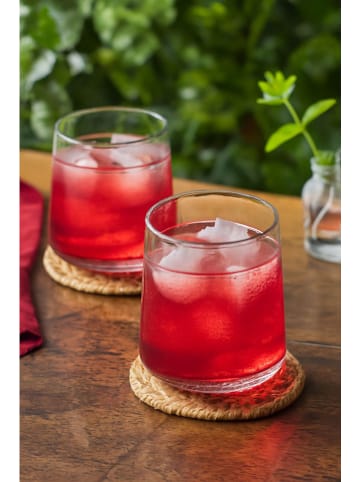 Hermia 3-delige set: glazen - (H)8,4 x Ø 6,6 cm