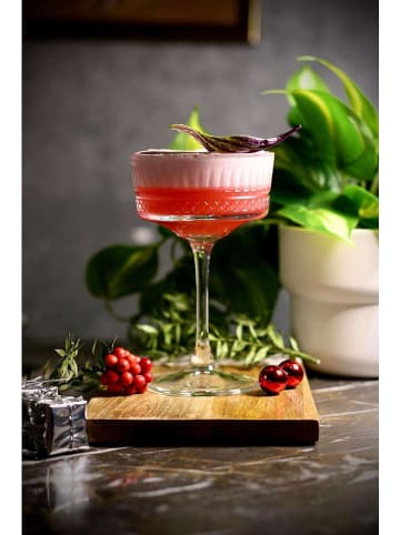 Hermia 4-delige set: glazen op steel - 260 ml