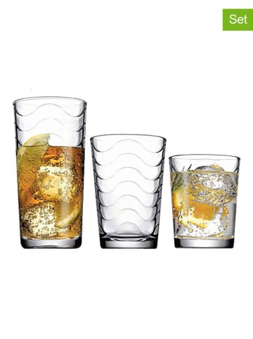 Hermia 18-delige set: glazen