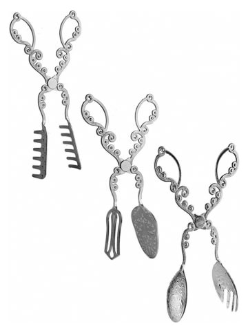 Hermia 3er-Set: Zangen in Silber