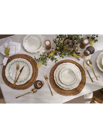 Hermia 24-częściowy zestaw w kolorze biało-zielonym