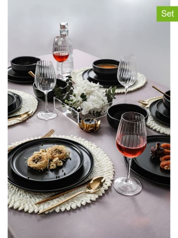 Hermia 18-delig combiservies zwart