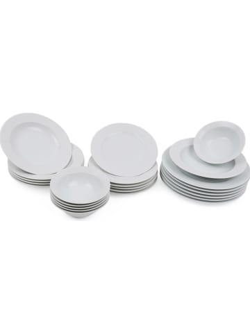 Hermia 24tlg. Kombiservice in Weiß