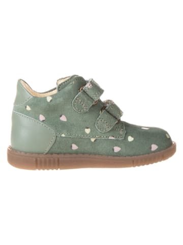 Bundgaard Leder-Lauflernschuhe "Ruby" in Grün