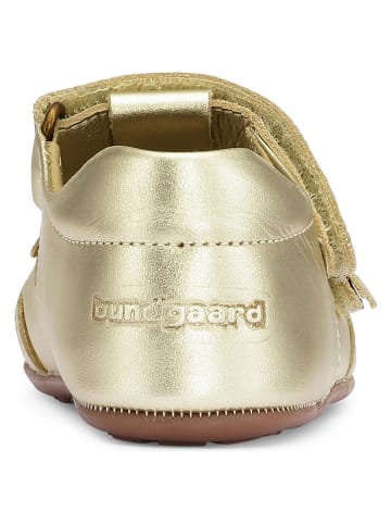 Bundgaard Leder-Hausschuhe "Tobias" in Gold