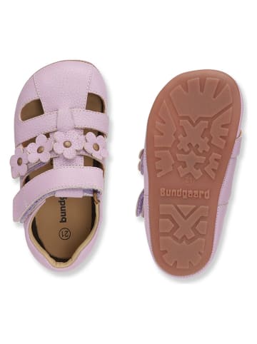 Bundgaard Leder-Hausschuhe "Tobias" in Lila