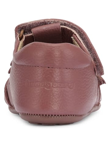 Bundgaard Skórzane kapcie "Tobias" w kolorze jasnoróżowym