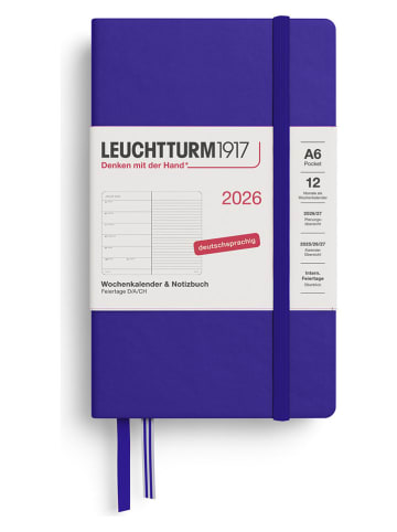 LEUCHTTURM1917 Wochenkalender 2026 in Lila - A6