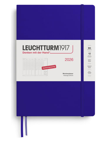 LEUCHTTURM1917 Wochenplaner 2026 in Blau - B5