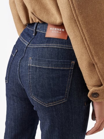 Rosner Spijkerbroek - bootcut fit - donkerblauw