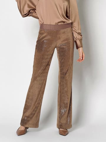 Rosner Paillettenhose "Alisa" in Camel