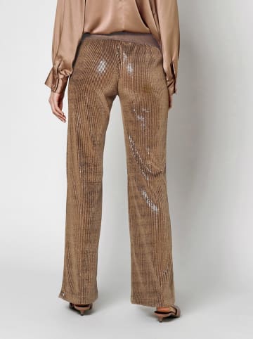 Rosner Paillettenhose "Alisa" in Camel