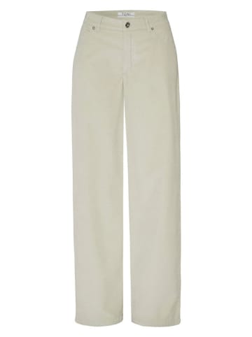 Toni Spodnie sztruksowe w kolorze kremowym