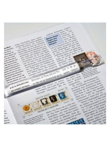 Leuchtturm Leselineal "Line" in Transparent - (L)15 cm