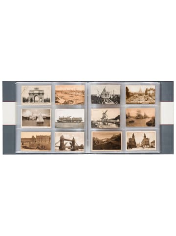 Leuchtturm Postkartenalbum in Grau - (L)37,5 x (B)34,3 cm