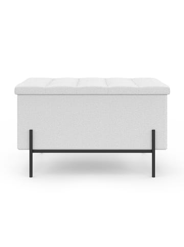 IDOMYA Essentials Aufbewahrungsbank in Weiß - (B)76 x (H)45 x (T)37 cm