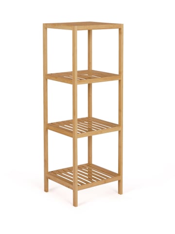 IDOMYA Essentials Badezimmerregal in Hellbraun - (B)34 x (H)100 x (T)32 cm