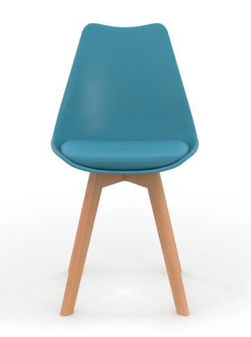 IDOMYA Factory 6-delige set: eetkamerstoelen "Nordia" meerkleurig - (B)46 x (H)79,5 x (D)51 cm